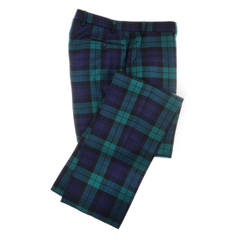 Vintage Mens Scottish Tartan Trousers, Granite Tartan, 44 Reg - Etsy