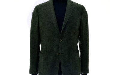 Glen Check Jacket Green