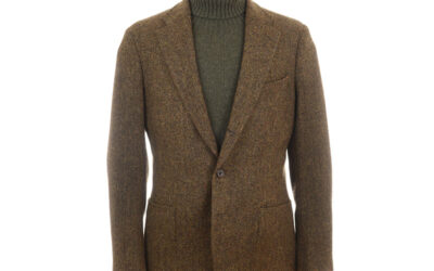 House Jacket Brown Donegal Tweed